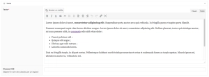 Composant texte